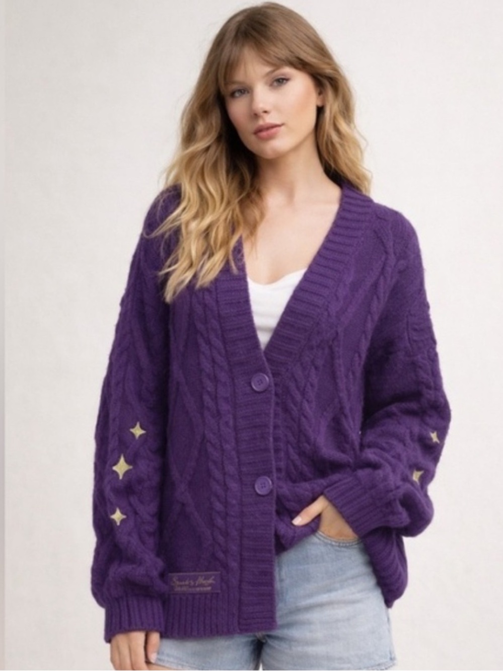 Taylor Swift SpeakNow Taylor's Version Purple Cardigan L